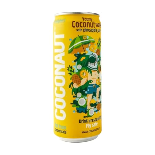 Agua de coco con jugo de piña