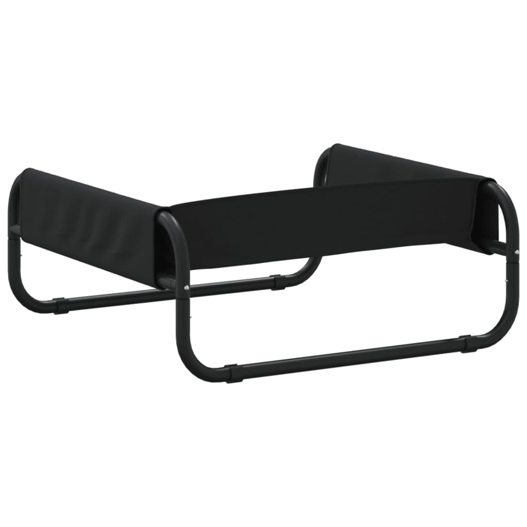 Cuccia rialzata per cani, in tessuto Oxford con telaio in acciaio verniciato a polvere, 57 x 57 x 24 cm, antiscivolo, per cuccioli, cani anziani, in soggiorno, camera da letto e all'aperto