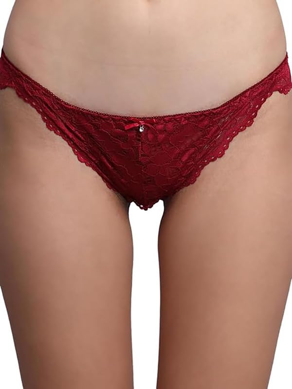 Image of Brachy Women's Charming Groovy Look Double Heavily Padded Underwired Push up Bra Panty Bridal Set-(BCA-NBPSW0222-Parent)