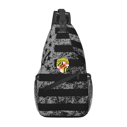 Bolso tipo sling para hombre, resistente al agua, pequeño miniatura 2