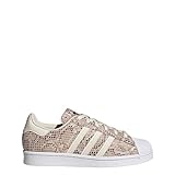 adidas Originals Superstar Sneakers for Women - Comfortable Insole - Padded Tongue and Collar - Round-Toe Wonder White/Wonder White/Black 7.5 B - Medium