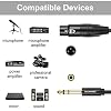 SHULIANCABLE 1/4 Inch Jack TRS Balanced to XLR Female Microphone Cable, XLR to 6.35 mm Male TRS Cable, Suitable for Microphones, Active Speakers, Stage, DJ, Studio Audio Console (1M, Female) #4