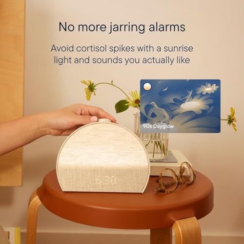Image of Hatch Restore 3 | Sunrise Alarm Clock, Smart Light, Sleep Audio (Cocoa) | White Noise Machine & Sunrise Alarm Light, 80+ Sleep Sounds, Screen-Free Bedtime Routine with Meditations via Hatch Sleep App