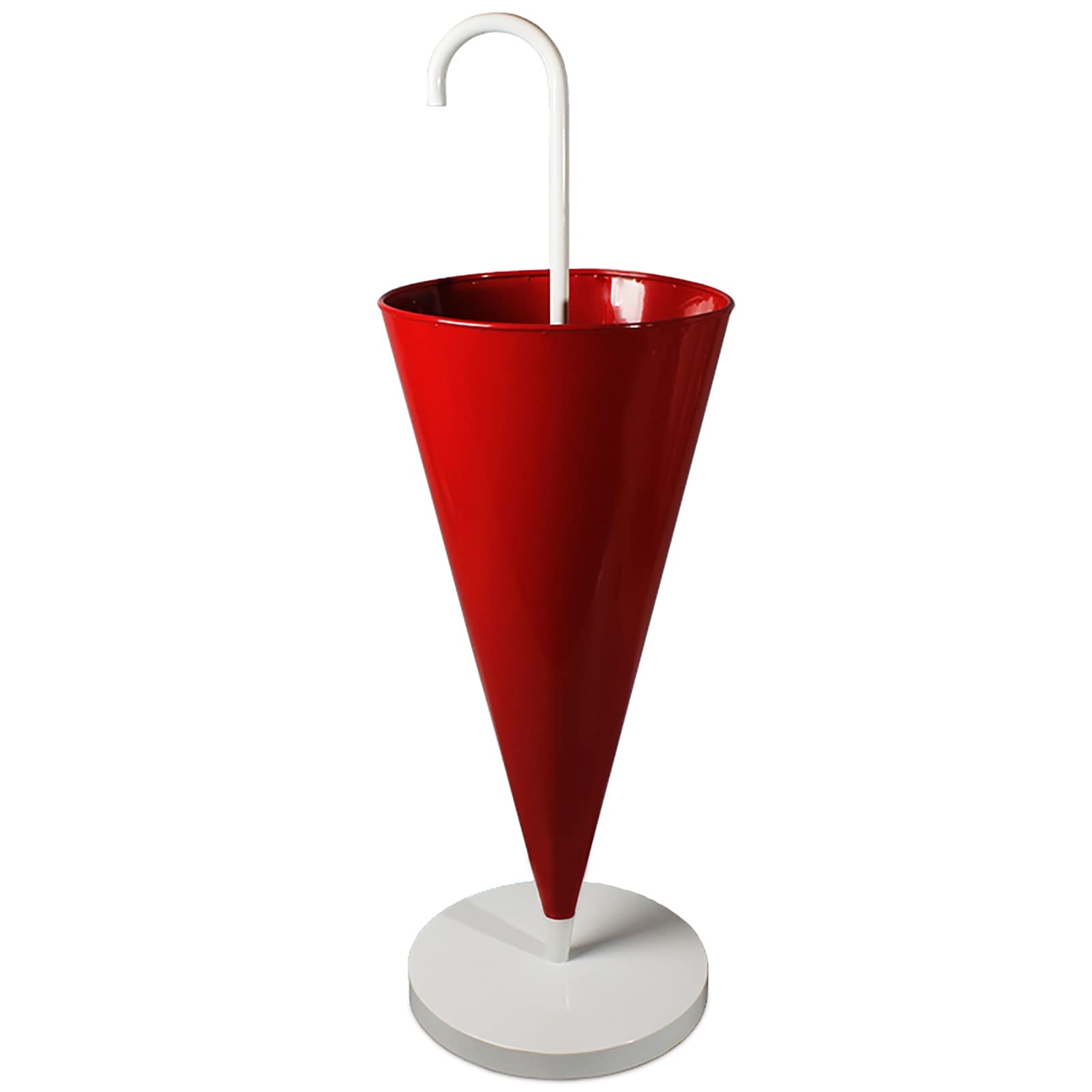 Support de parapluie rouge pour éviter les sols mouillés en entrée