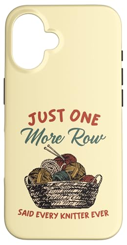 Just One More Row ��������҂ݍD���f�U�C�� �X�}�z�P�[�X iPhone 16 �p