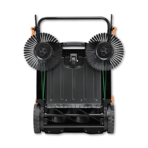 Fuxtec Spazzatrice Manuale Potente FX-HK65 – Ideale Per Aree Esterne Medio-Grandi, Larghezza Di Lavoro 650 Mm, Contenitore Da 20 L, Copertura Fino A 2000 M², Design Ergonomico - 5