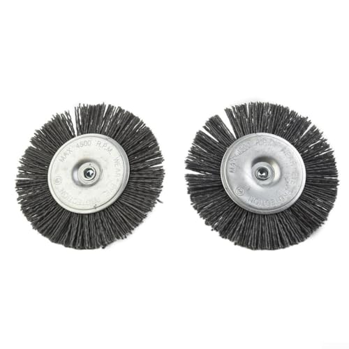 4 cepillos eléctricos para juntas, cepillos limpiadores de musgo de repuesto con mango redondo para limpiador eléctrico de musgo de patio modelo EFB 2022