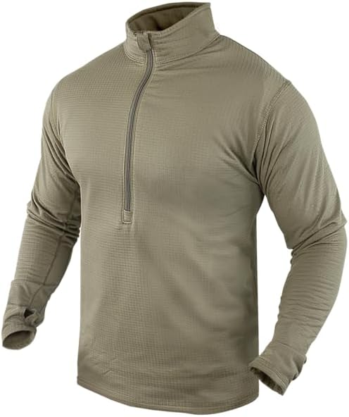 Condor Elite 603-499-XXL Base Ii Zip Pullover TAN 499, XXL