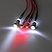 GDOOL 8 LED Light Set LED Headlight for 1:10 Scale RC Car,4 White Headlights & 4 Red Taillight Kit