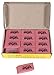 School Smart Beveled Erasers, Small, Pink, Pack of 36