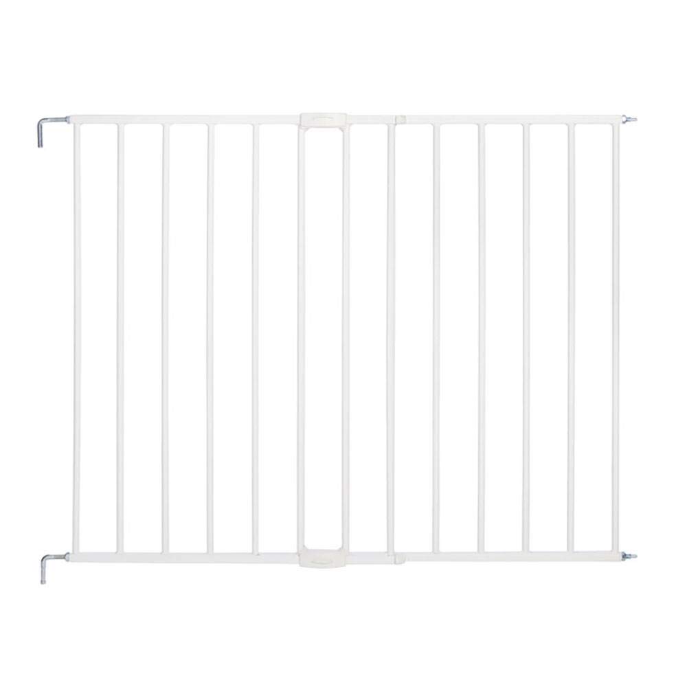 Toddleroo by North States Baby Gate for Stairs: Essential Stairway & Walkway Baby Gate, Fits Openings 24.5" - 40.25" Wide. Safety Latch, Hardware Mount. Child Gates for Doorways (30" Tall, White)