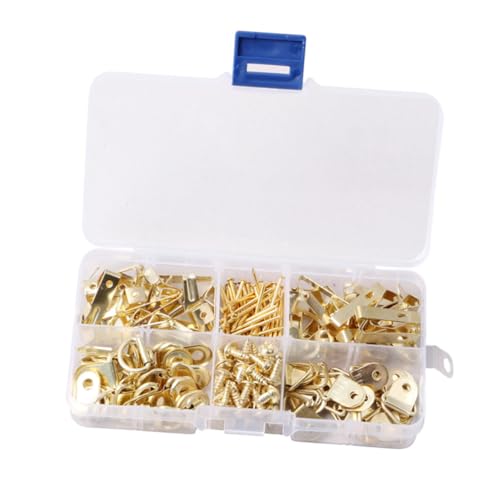 DIYEAH Crochet Pour Cadre Kit De Suspension De Tableaux Avec Fil Et Clou Fer Clou Anti-traces Sans Vis