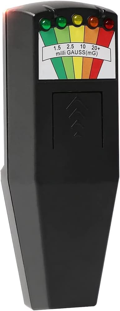 Emf Meter,30-20000Hz Portable Electromagnetic Field Emf Reader, Multi Segment LED Display Ghost Hunting Paranormal Equipment Tester