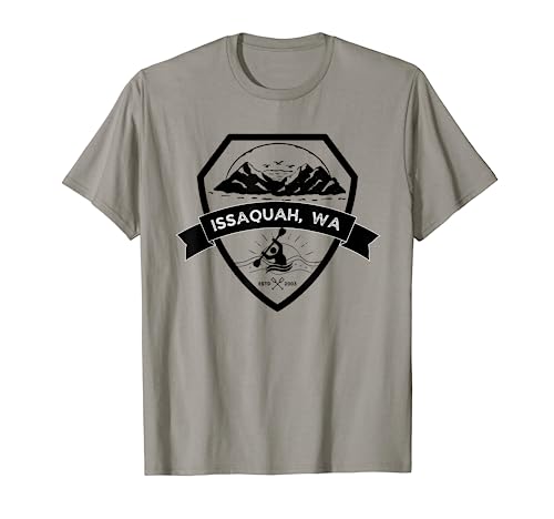Kayaking Canoe Paddling Outdoor Issaquah Washington T-Shirt