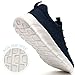 RJYWGS Sneakers for Men Women Running Tennis Gym Sneaker Slip On Comfortable Lightweight Athletic Workout Fashion Sports Shoes Navy Size Women 8/ Men 6.5