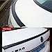 COOL·CAR 4.9ft (150cm) Universal Rubber Trunk Spoiler Lip Kit Car Rear Spoiler Exterior Rear Spoiler Punch-Free refit Spoiler Suitable for All Type of car(Black long150cm)