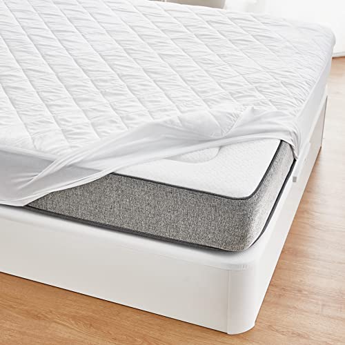 Miniatura 4 de Pikolin Home - Protector de Colchón Impermeable Acolchado y Transpirable Silktouch, Certificado Oeko-Tex, para Cama de 180, hasta 32 cm de Altura - Cubrecolchón 180 x 200 cm