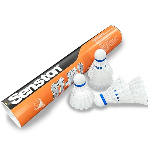 Senston Nylon Badminton Shuttlecocks 12Pcs Shuttlecocks Badminton Ball