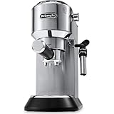 De'Longhi EC695.M Espressomaschine, 18/8 Edelstahl, 1 Liter