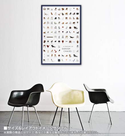 Amazon.co.jp: Poster Photographer A Century of Danish Chairs