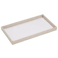 Algopix Similar Product 5 - SSWBasics Large Open Top Linen Tray 