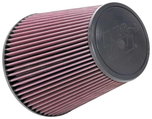 K&N High-Flow Original Lifetime Universal Clamp-On Air Filter: High Performance Premium Washable: Flange Diameter: 6 In Filter Height: 8 In Flange Length: 0.625 In Shape: Round Tapered RU-1044