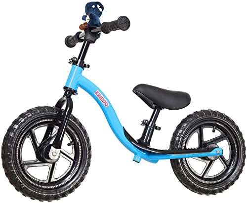 KRIDDO Kinder Laufrad ab 2 Jahre, Lauflernrad ab 18 Monaten bis 5 Jahren, interaktives Balance-Fahrrad mit Fußstütze und Lenker, Geschenk für Jungen und Mädchen zum Geburtstag, Bab