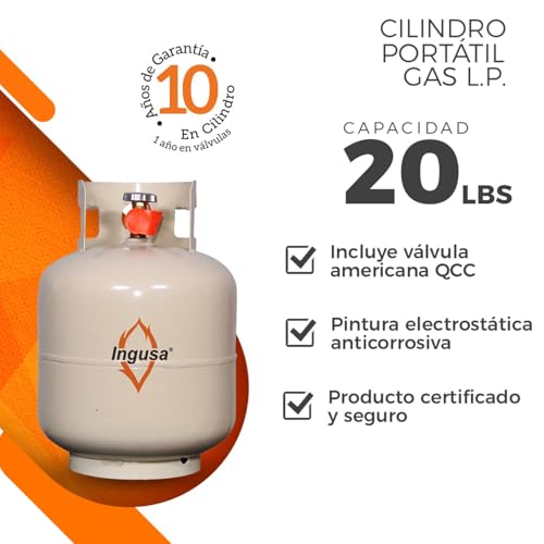 Tambo de gas 11 tambo de gas marca INGUSA (2)