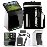 Garmin Approach R50 Premium Golf Launch Monitor & Simulator Bundle - Ball & Club Metrics, Built-in 10” Color Display with Case, Surge Protector, PlayBetter Portable Charger & More