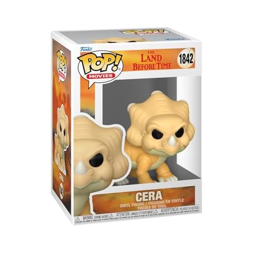 Funko Pop! Movies: The Land Before Time - Cera - Vinyl-Sammelfigur - Geschenkidee - Offizielle Handelswaren - Spielzeug Für Kinder und Erwachsene - Cartoon Fans - Modellfigur Für Sammler und Display
