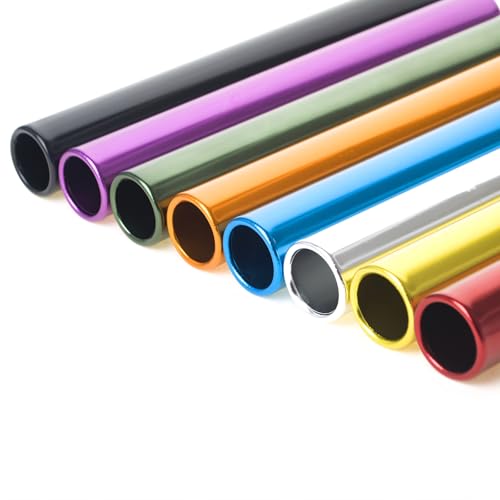 GOGO 8 Pieces Official Aluminum Track & Field Races Relay Batons-Assorted2