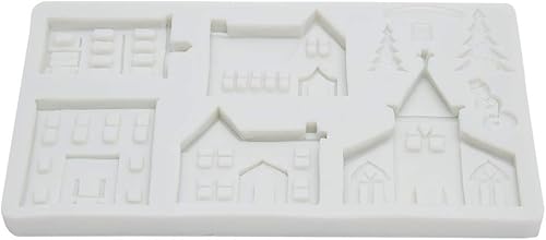 Miniatura 2 de Molde para hornear moldes de silicona para hornear, castillo de silicona, castillo de bricolaje, molde de árbol de Navidad, molde de pastel de