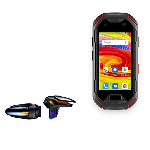 Gaming Gear for Unihertz Atom (Gaming Gear by BoxWave) - Touchscreen QuickTrigger Auto, Trigger Buttons Autofire Gaming Mobile FPS for Unihertz Atom - Jet Black