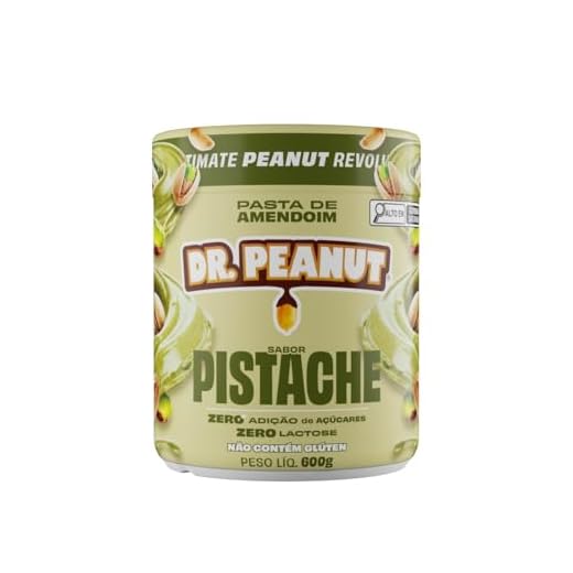 DR. PEANUT PASTA DE AMENDOIM PISTACHE 600G COM WHEY PROTEIN