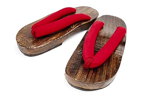 Image of Japanese Wooden Clogs Geta Slippers