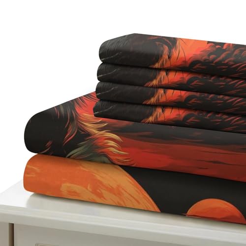 Housse de couette chien cool 3D pour lit king de chambre d'adolescent
