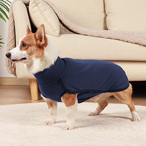 Heywean Dog Sweatshirt Stretch Fleece Weste Warmer Hundepullover Pullover für kleine und mittlere Hunde Haustier Winterkleidung für den Innen- und Außenbereich