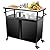 Sidasu Heavy Duty Outdoor BBQ Grill Cart with Storage, BBQ Prep Table, Triple-Shelf Multi-Functional Grill Table on Wheels and Handle - Perfect for Patio, Backyard and Outdoor Grilling