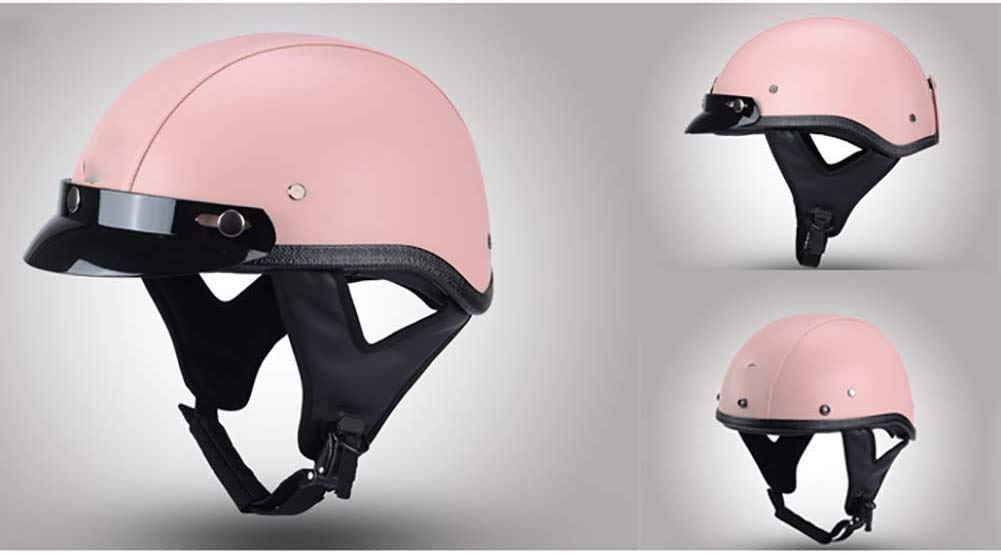 Jethelm · Motorhelm Scooterhelm Bromfietshelm Chopper Retro Vintage Piloot Bikerhelm · ECE Goedgekeurd Met Vizier Open Helm A,L