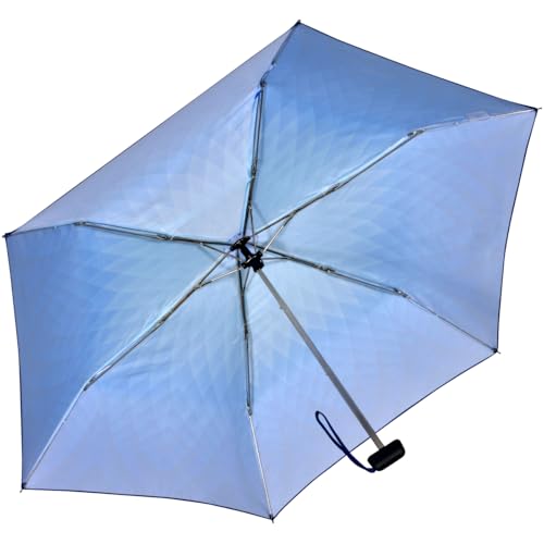 Parapluie pliant Doppler Carbonsteel mini slim bleu compact