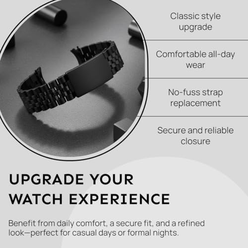 Image of WAMD Solid Stainless Steel Curved Jubilee-Style Watch Straps