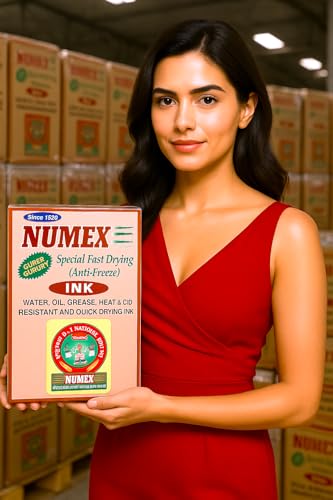 Image of NUMEX White Batch Printing Solution | Fast Drying & Permanent Marking | Ink + Softener Combo | AI Tested | Industrial Grade