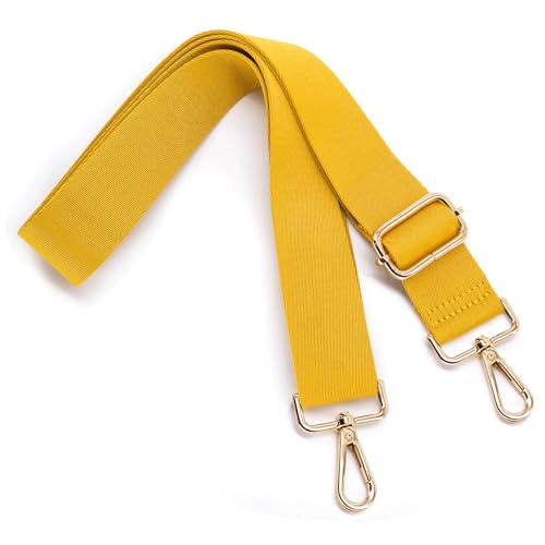 Image of S&loyoe Thickened Solid Color Purse Straps Replacement Crossbody Bag Strap Adjustable Wide Guitar Straps for Handbags 1.5inch