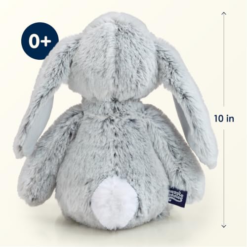 Snuggle Buddies Bella Bunny Stuffed Animal, Grey Soft Plush Toy for Ages 0+ by Snuggle Buddies - Used condition - Image 2