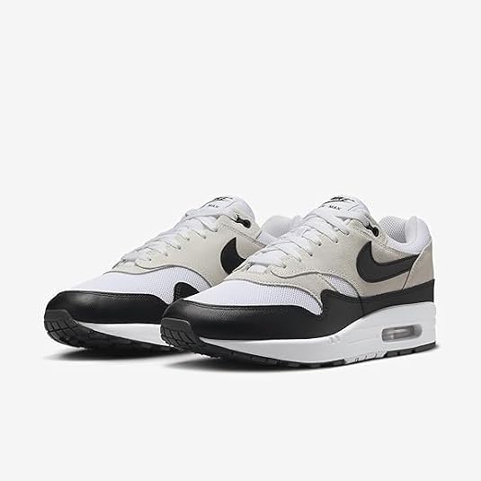 Essential Air Max 1 - White, Black, Summit White by Nike