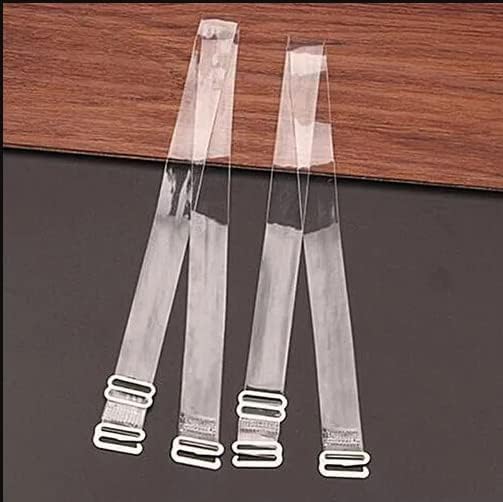 Image of Brachy Women Cotton Nylon Spandex Padded Underwire Strapless Backless Invisible Clear Transparent Back Push up Bra with (Free Extra Transparent Strap)