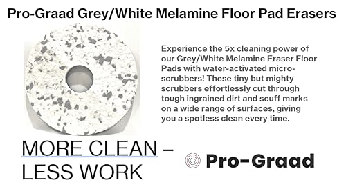 Pro-Graad Grey/White Melamine Eraser Floor Pad