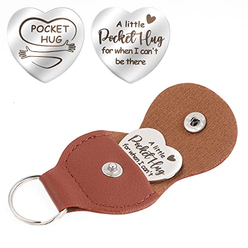 Cobee Love Heart Pocket Hug Token, Long Distance Relationship Keepsake, Thinking of You Present,...