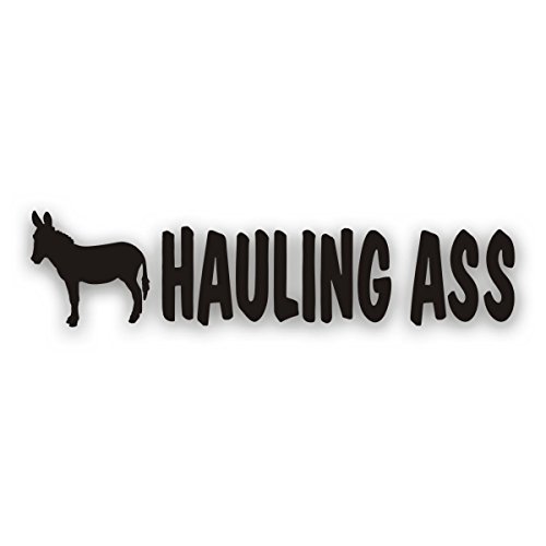 Hauling Ass Decal Bumper Sticker for Donkey Or Mule Truck ...