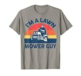 Camisa Funny Dad Lawn con texto en inglés «Soy un cortacésped», divertido cortando el césped Camiseta
